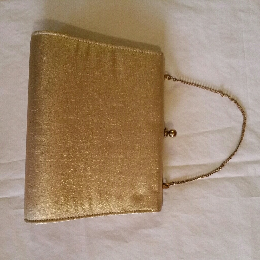Elegant golden clutch or purse